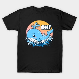 Oh whale funny retro saying pun oh well T-Shirt